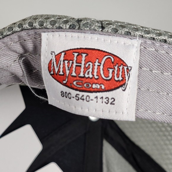 Keystone Automotive Operations Elko Blue Gray Mesh Adjustable Cap Trucker Hat - Picture 10 of 10